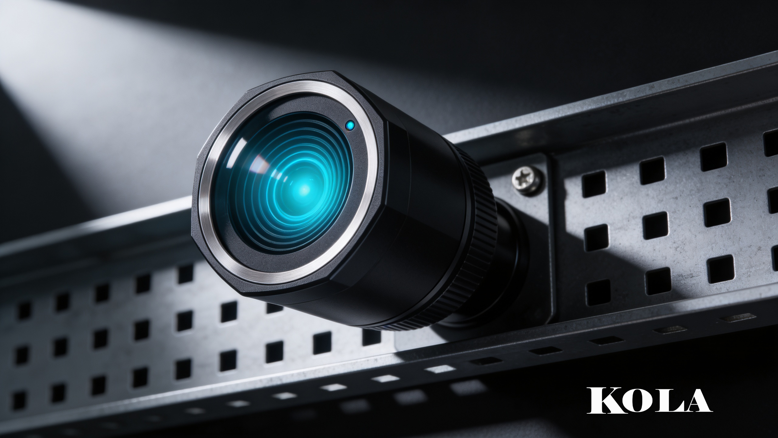 Kola AI sensor array module mounted on industrial bracket
